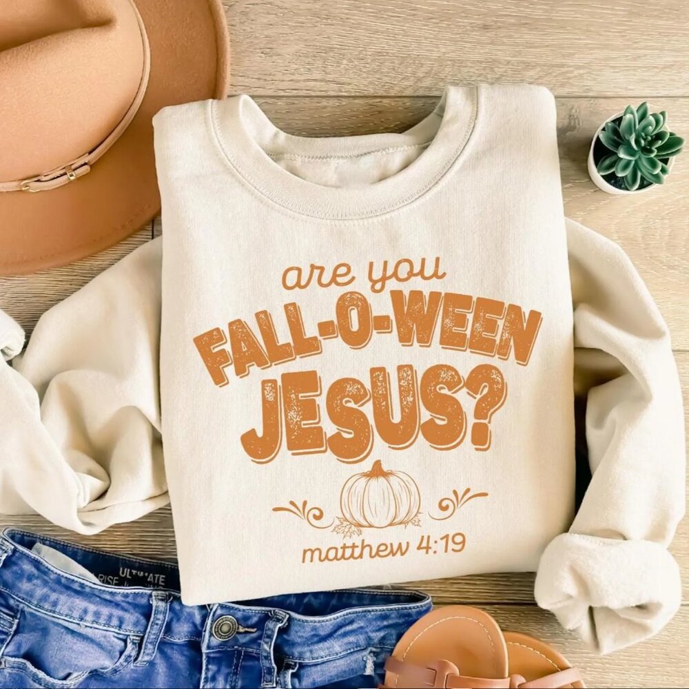 Are You Fall-O-Ween Jesus Women's Sweatshirt Christian Fall Gildan Sweater
